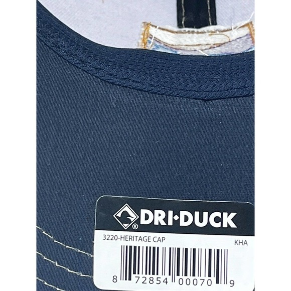 AOS Cap, Austin Oral Surgery Hat Adjustable Strapback DRI-DUCK Patch Logo Tan - Picture 9 of 12